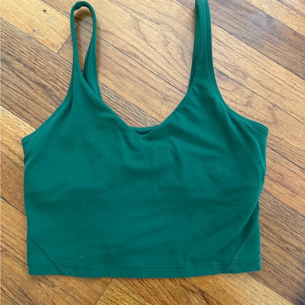 Lululemon align tank top size 8 Everglade green